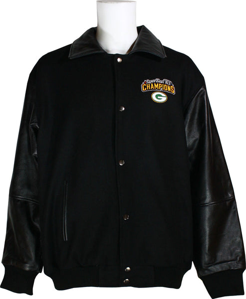 Green Bay Packers NFL Wool Leather Jacket - Maker of Jacket