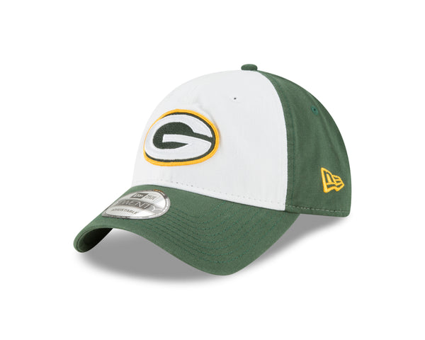 Men's New Era Green Bay Packers White on White 59FIFTY Fitted Hat 