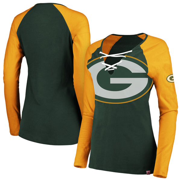 Green Bay Packers The Lace Up Long Sleeve Tee – Green Bay Stuff