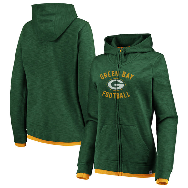 Green Bay Packers Nike Field Full Zip Hoodie - Mens