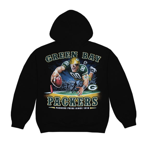 Green Bay Packers Pride 1919 Men s Pullover Hoodie Black Green Bay Stuff