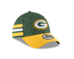 NEW ERA 60280282 GREEN BAY PACKERS 2022 Sideline Black 39THIRTY Stretch Fit