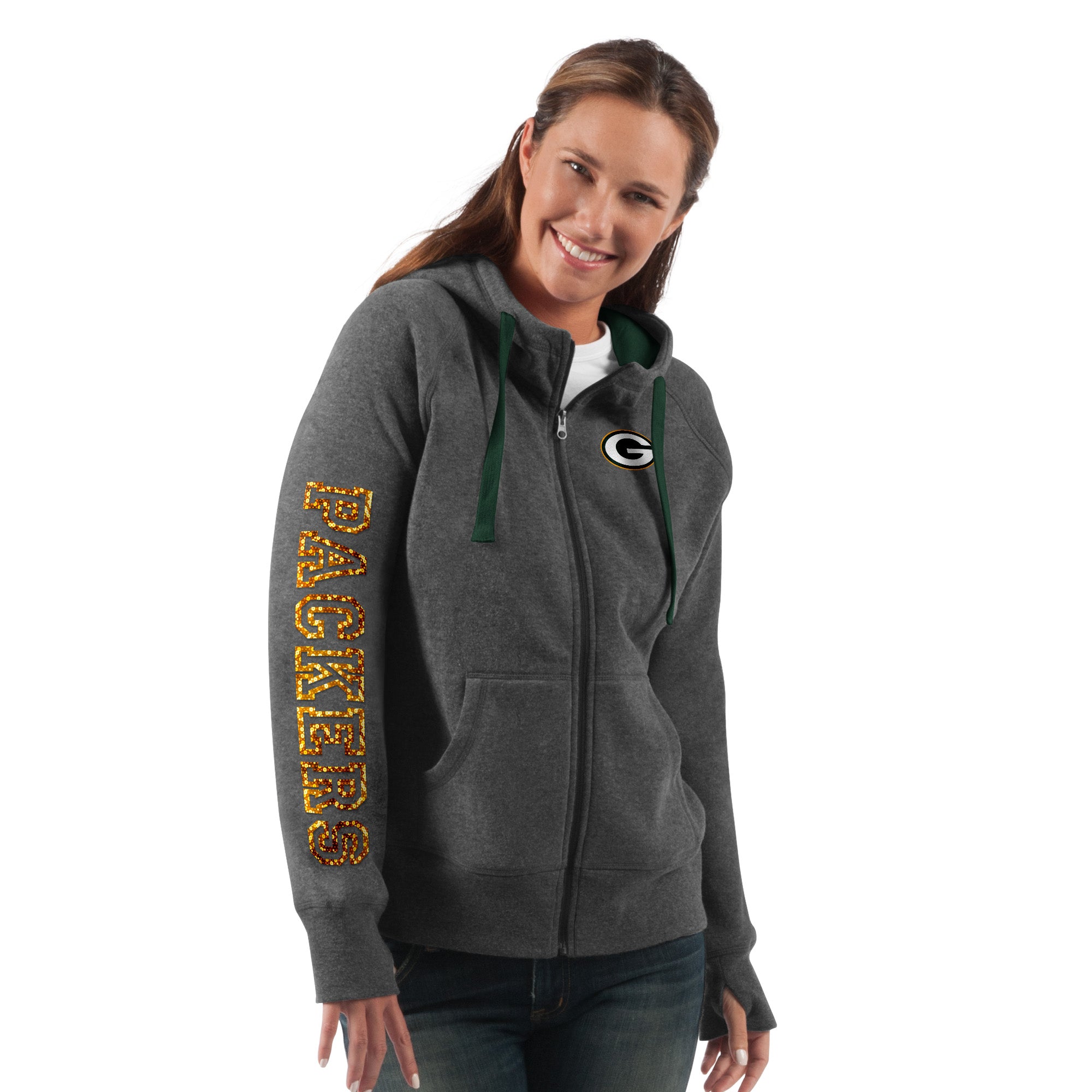 Green Bay Packers Women's Playoff Full Zip Jacket – Green Bay Stuff