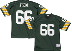 Mitchell & Ness Green Bay Packers Ray Nitschke 1966 White Replica Jersey