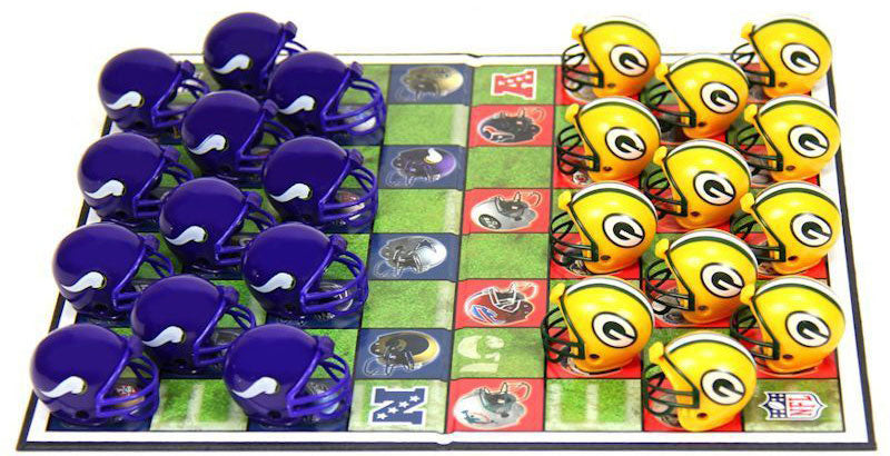 MasterPieces Officially licensed NFL Minnesota Vikings Checkers Board Game  for Families and Kids ages 6 and Up