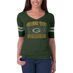 Green Bay Packers Halfback Scoopneck Women's Bottle Green Shirt – Green Bay  Stuff