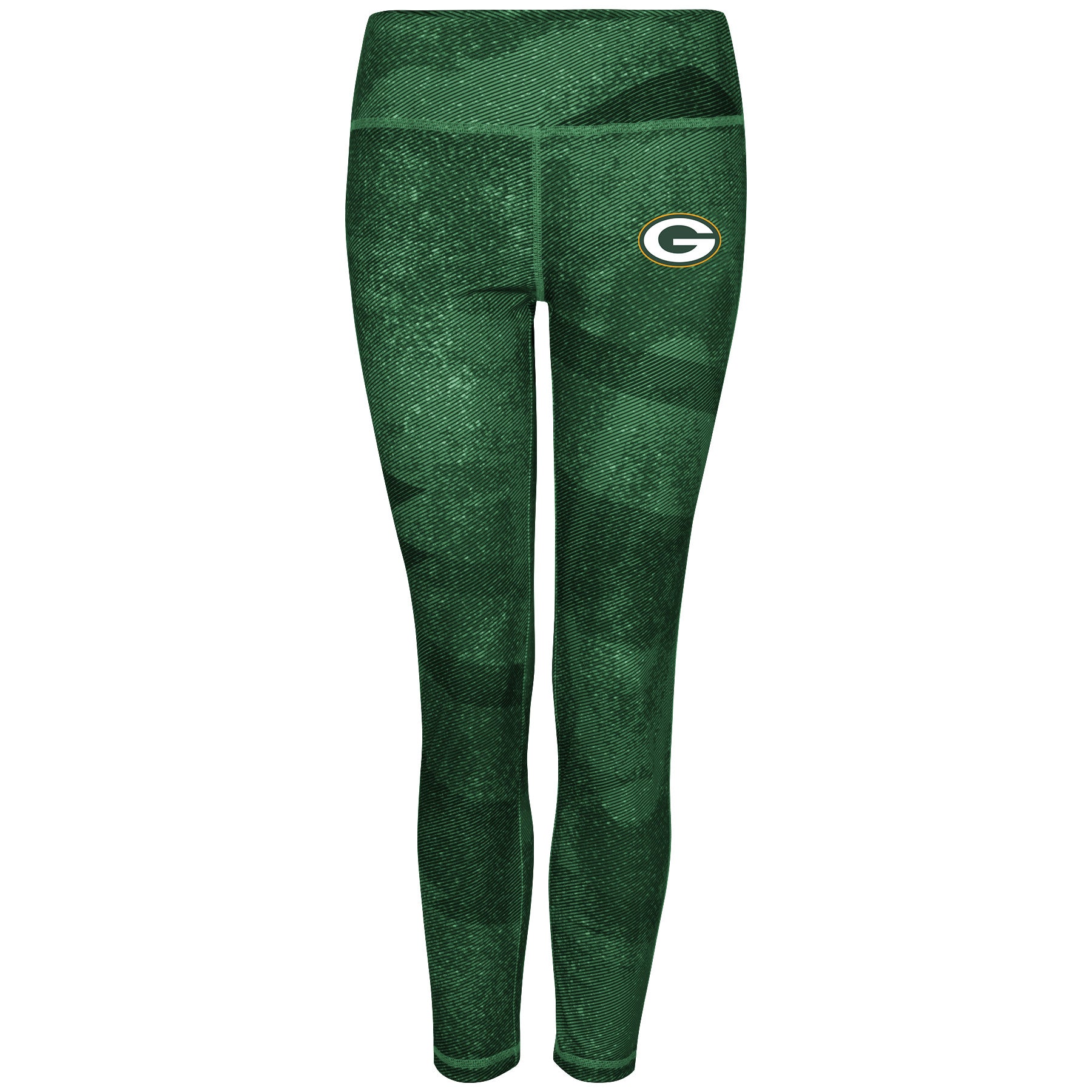 Nike Women's Green/gold Green Bay Packers 7/8 Performance Leggings