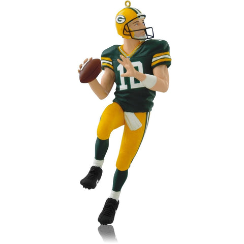 Green Bay Packers Aaron Rodgers 2014 Green Jersey Hallmark Ornament