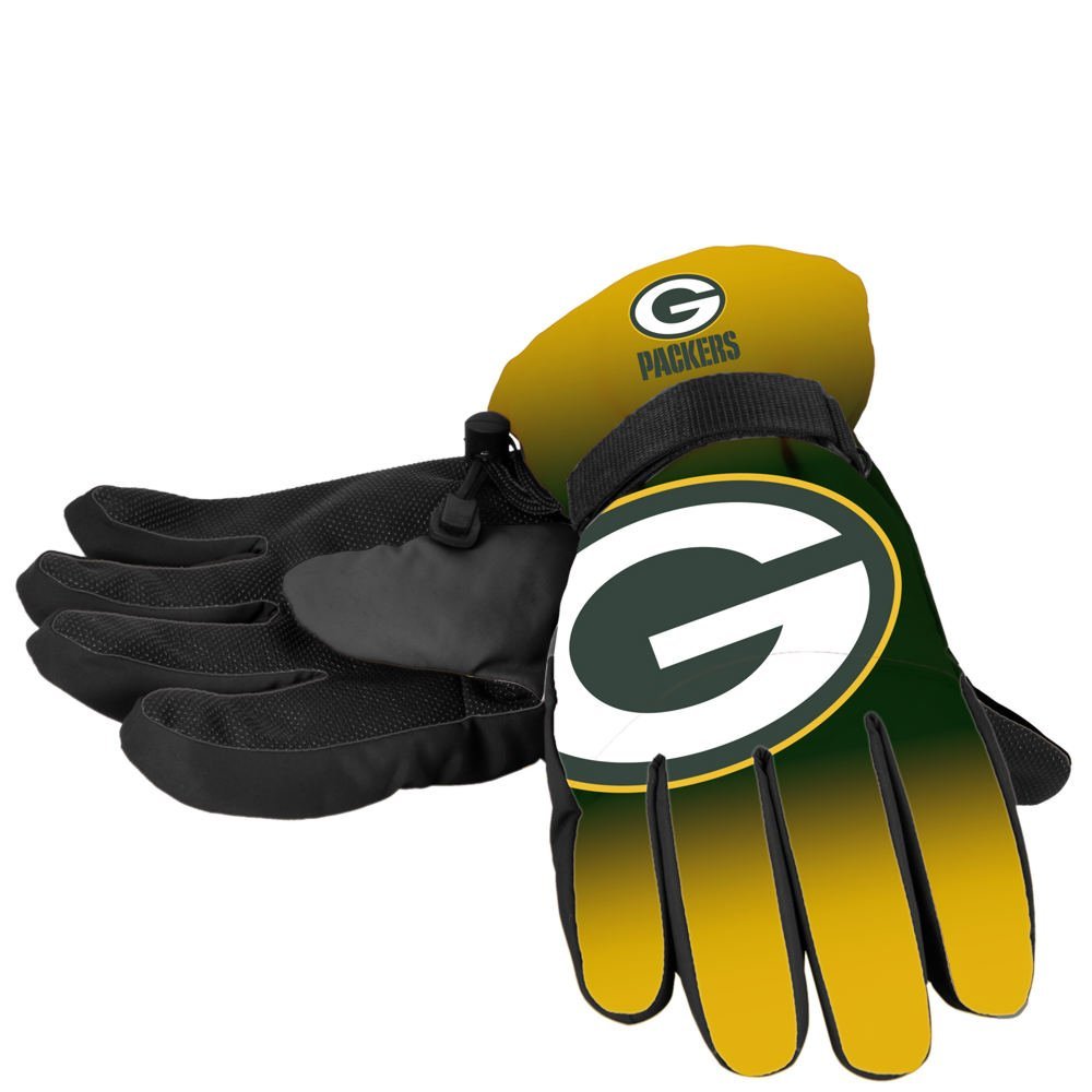 Green Bay Packers Gradient Big Logo Insulated Gloves – Green Bay Stuff